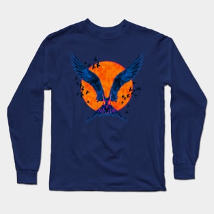 Blue Wings Long Sleeve T-Shirt